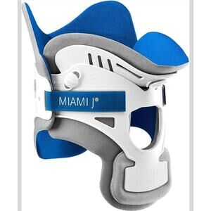Miami J Cervical Neck Collar, Pain Relief & Support Brace With Pads MJ-250, XS